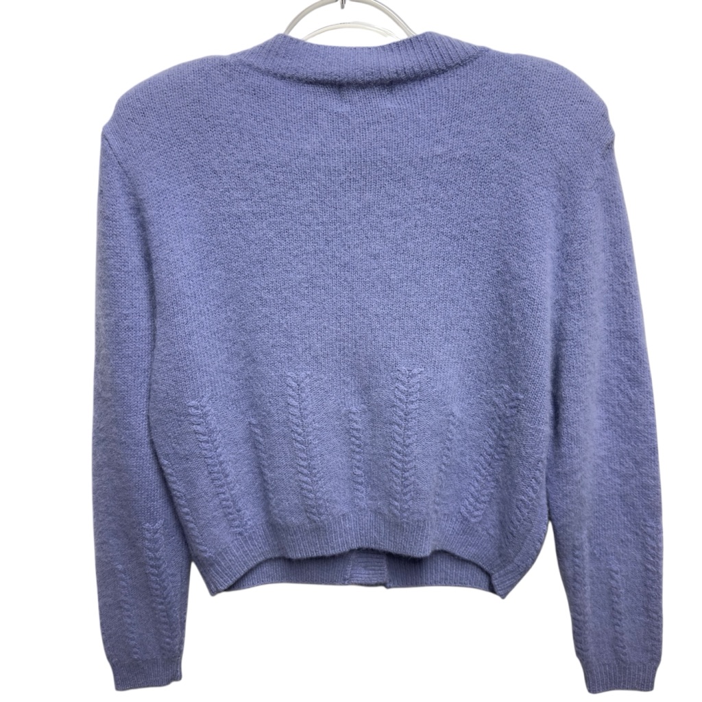 Angora Rabbit Hair Lambswool Knit Sweater Cardigan Jacket — image 6 of 8